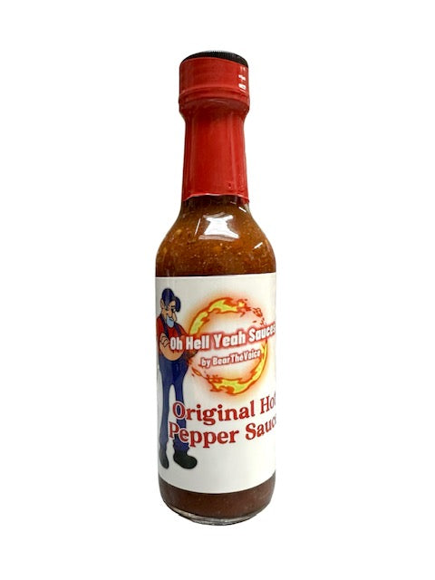BearTheVoice Oh Hell Yeah Sauces - Original Hot Pepper Sauce