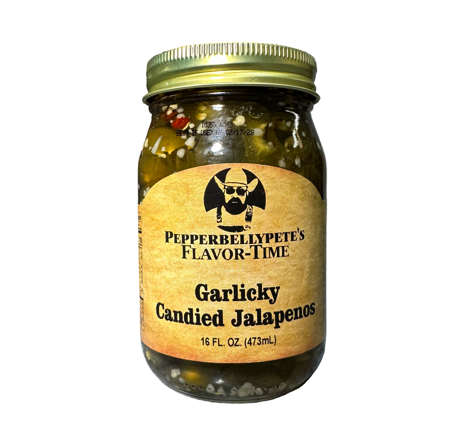 Pepper Belly Pete's Garlicky Candied Jalapenos
