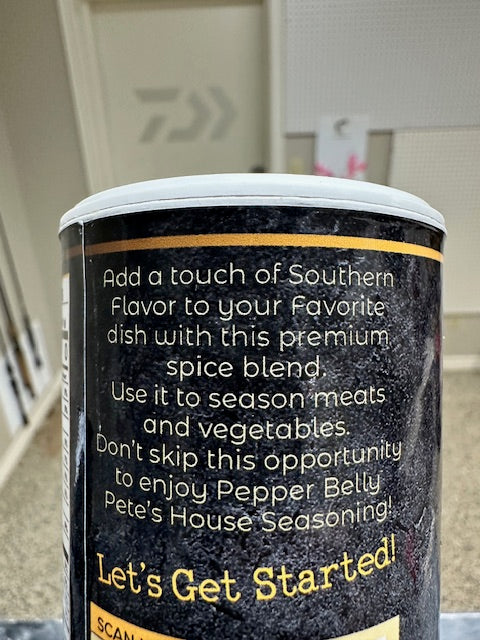 Pepper Belly Pete's Zippy-Zap House Seasoning